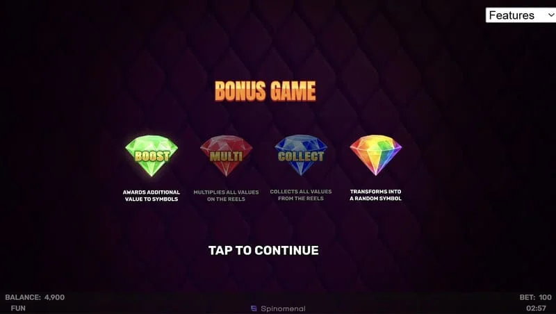 3 Sparking Crowns trò chơi Bonus